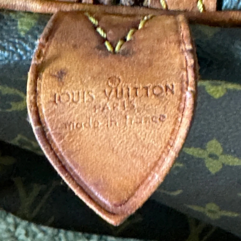 Louis Vuitton Sac Souple Travel Duffle 45 Brown Canvas, Leather Monogram GUC